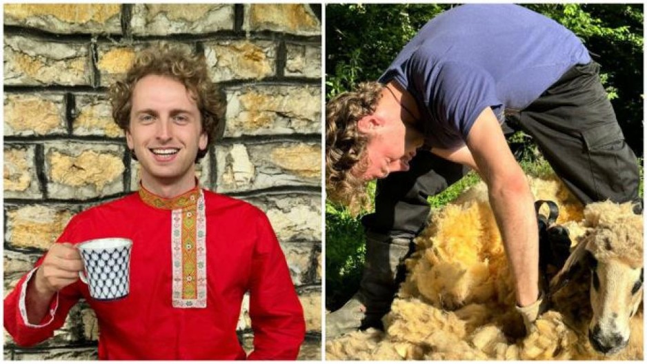 RUS KOJI ŽIVI U SRPSKOM SELU POKAZAO KAKO PRAVI KOZJI SIR Mislio je da će u Srbiji biti kratko, a sad gaji ovce i sam pravi hranu