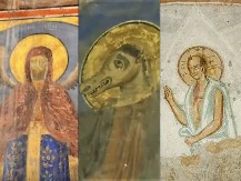 TRI NAJVEĆE MISTERIJE NA ZIDOVIMA SRPSKIH MANASTIRA! Čudne freske - Od ćelavog Isusa do psoglavog sveca (FOTO)