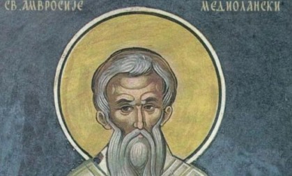 Danas slavimo SVETOG AMVROSIJA: Predanje kaže da su mu pčele donosile med u usta kad je bio beba